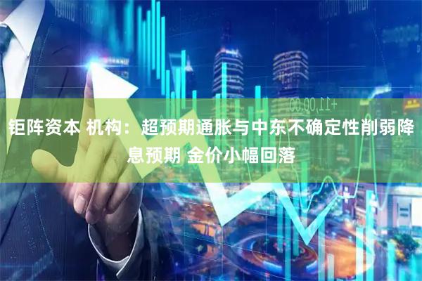 钜阵资本 机构：超预期通胀与中东不确定性削弱降息预期 金价小幅回落