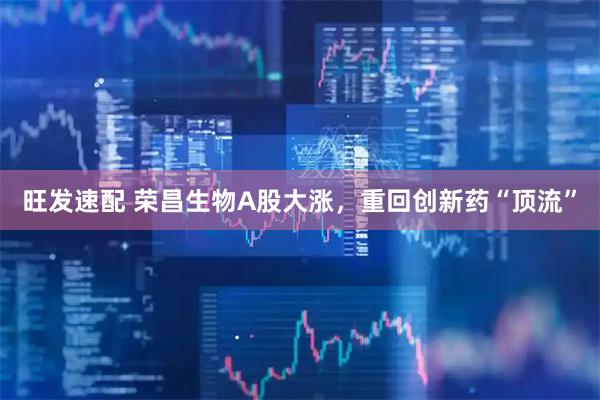 旺发速配 荣昌生物A股大涨，重回创新药“顶流”